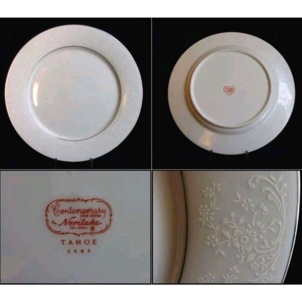 (4) Tahoe by Noritake 10.5” PLATE, Discontinued, Sri Lanka. Great Condition   NN
